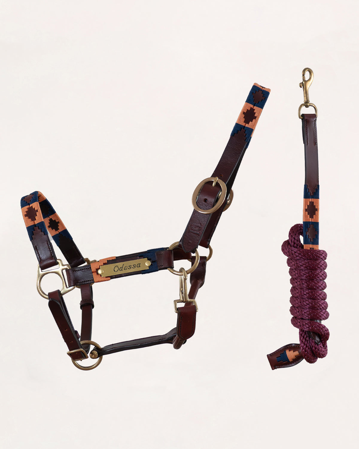 Personalized polo halter - Azul