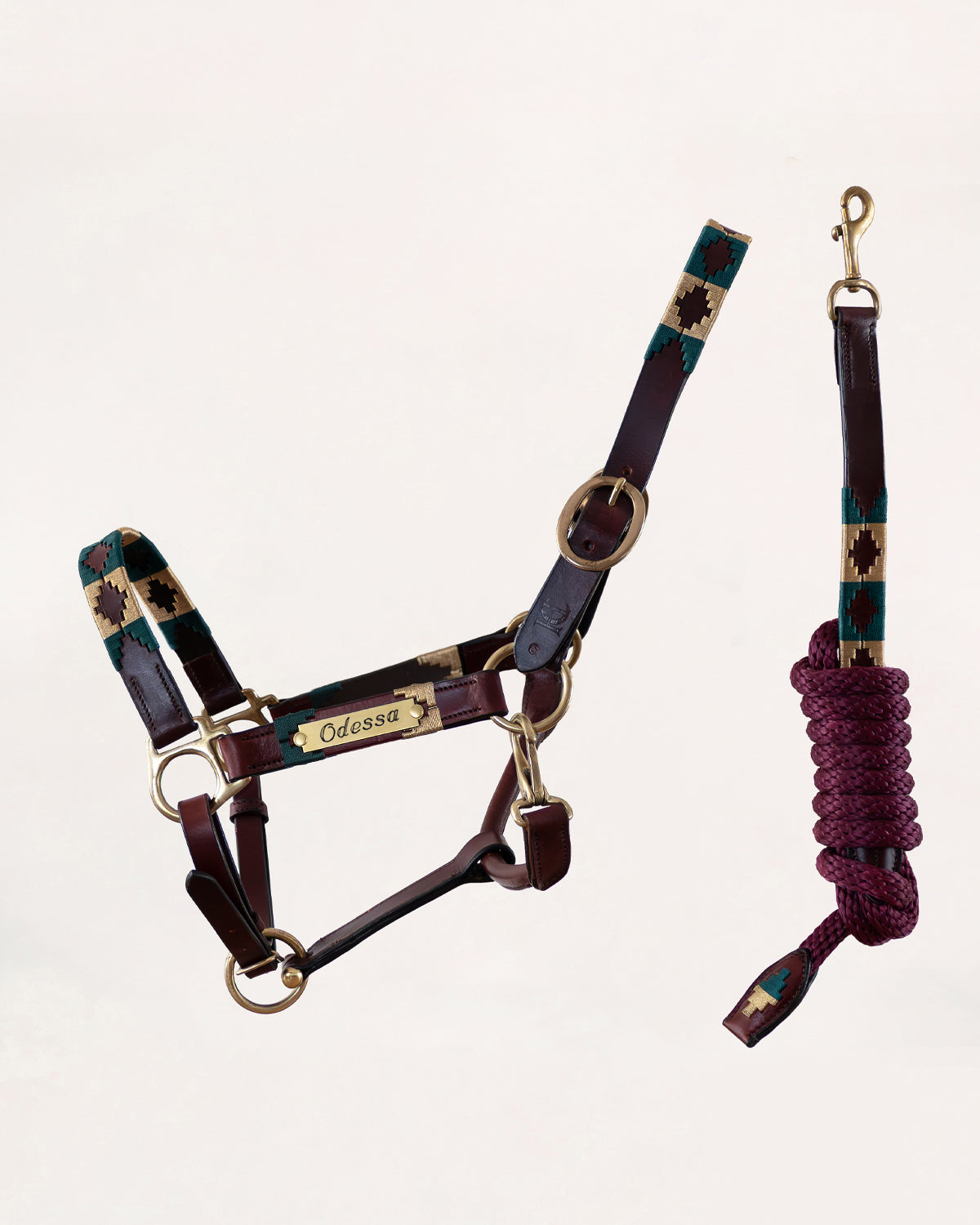 Personalized polo halter - Oro
