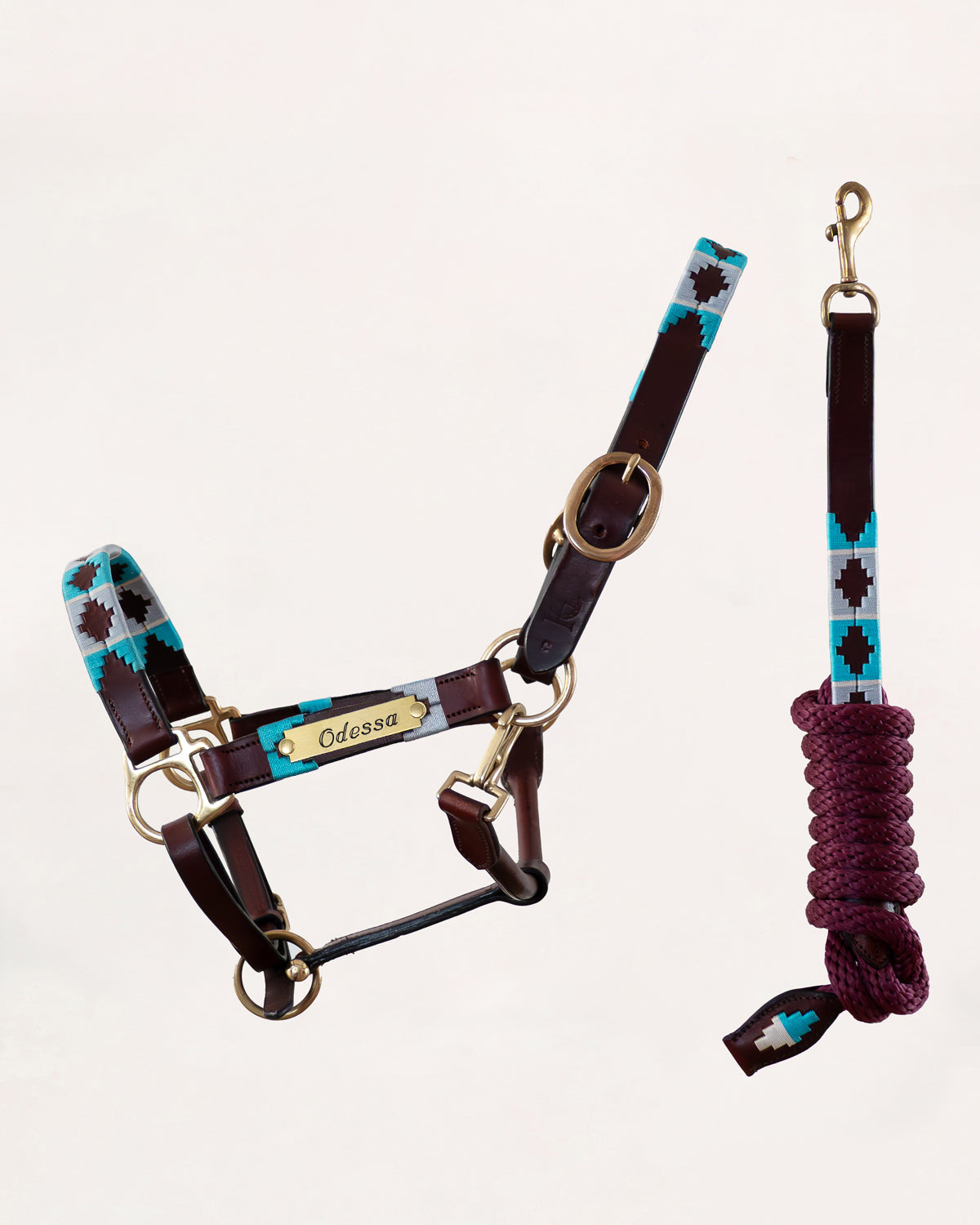 Personalized polo halter - Turquesa